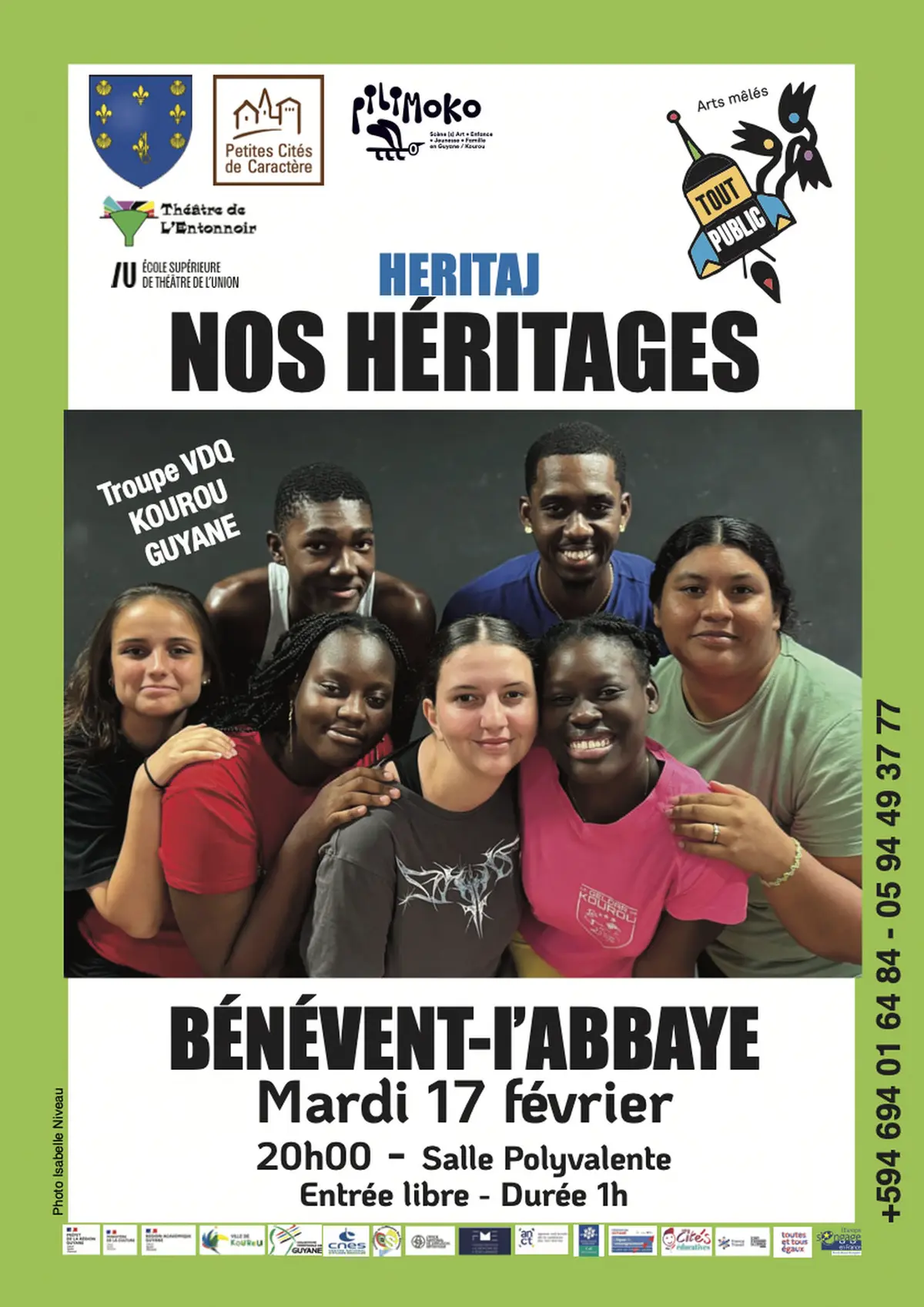 Nos Héritages par la troupe VDQ Kourou Guyane