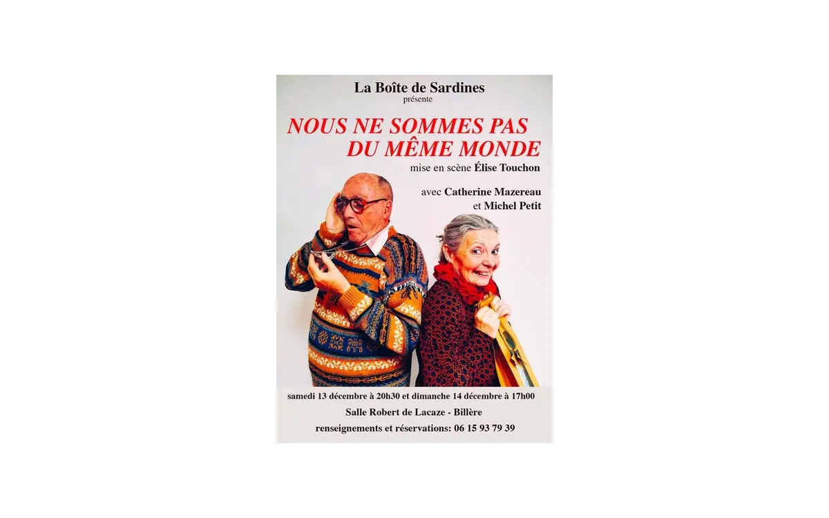 Nous ne sommes pas du même monde