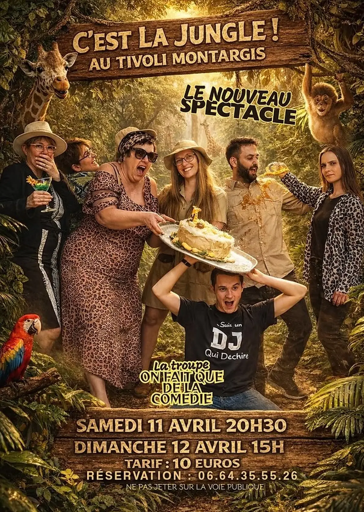 Nouveau spectacle : C’est la jungle !