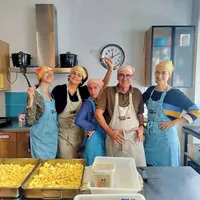 Une équipe prête à propager sa bonne humeur ! DR