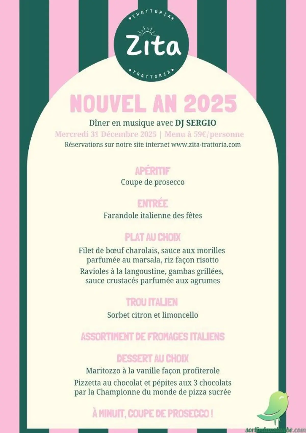 Nouvel An 2025 au Zita de Romilly-sur-Seine