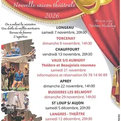 Nouvelle Saison Théâtrale de la Cie du Plat'ô