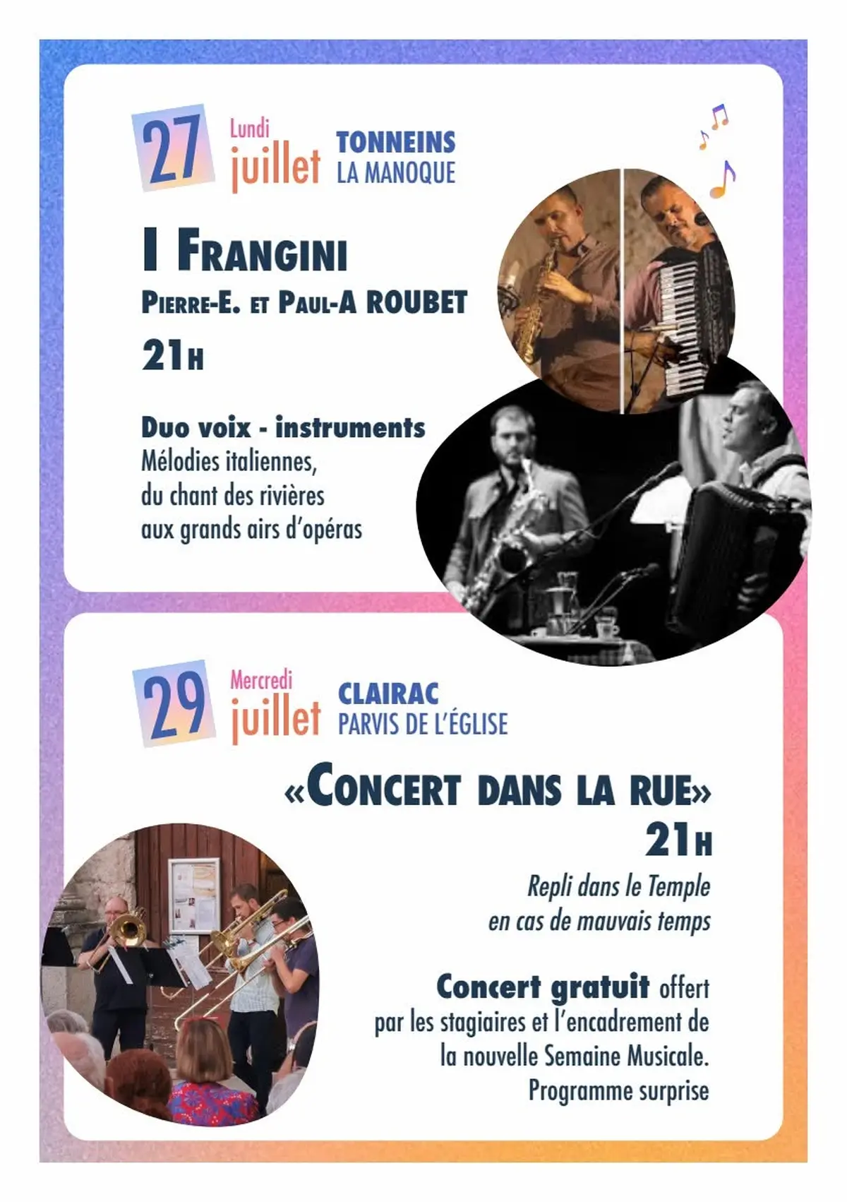 Nouvelle semaine musicale de Clairac - Clairac