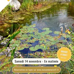 Novembre Un Mois Une Action  restauration d'une mare avec la Maison de la Loire