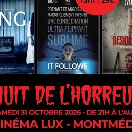 NUIT DE L'HORREUR 2026 au cinéma LUX