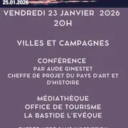 Nuit de la lecture : conférence  “Villes et Campagnes” - La Bastide l'Evêque