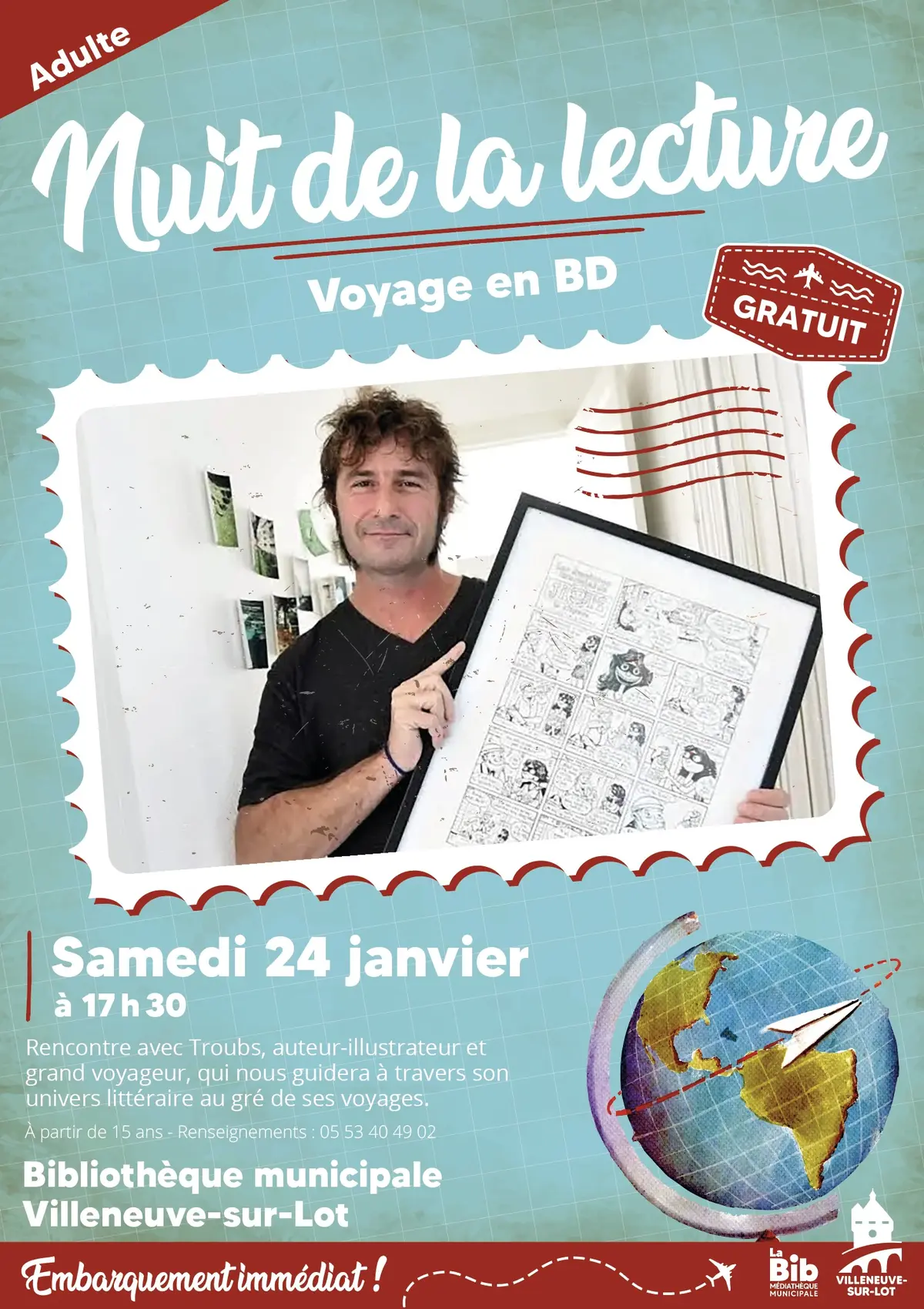 Nuit de la lecture - Voyage en BD