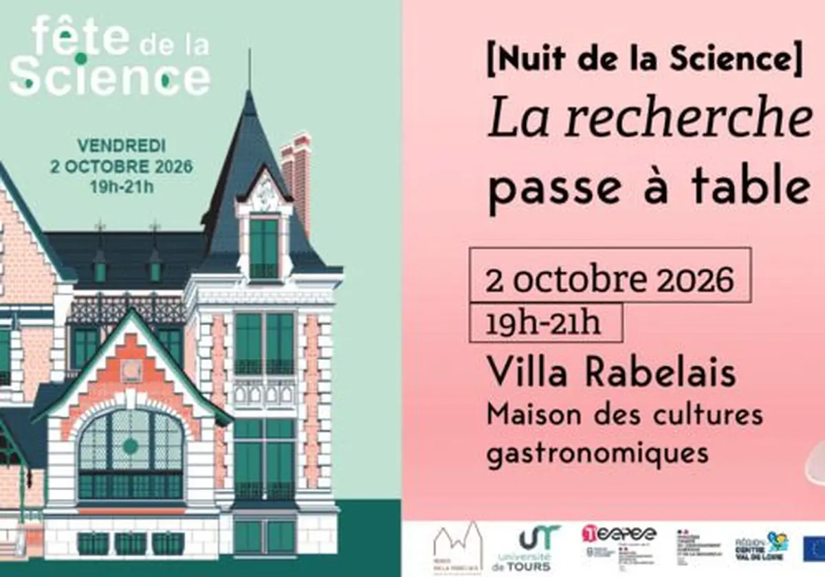 Nuit de la Science à la Villa Rabelais de Tours : la recherche passe à table