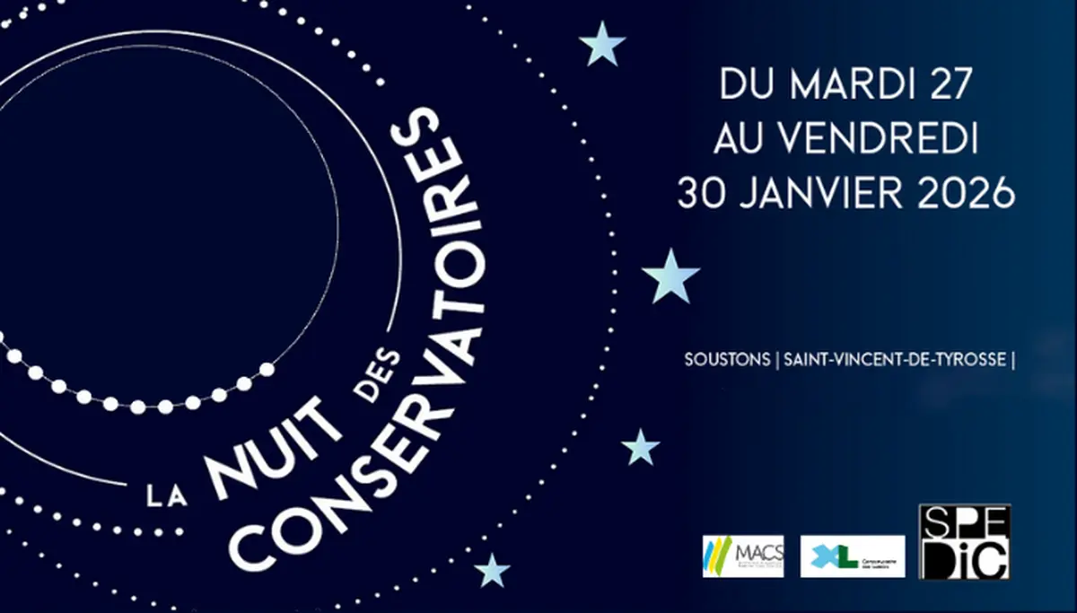 Nuit des conservatoires 2026 - Antenne sud du Conservatoire des Landes