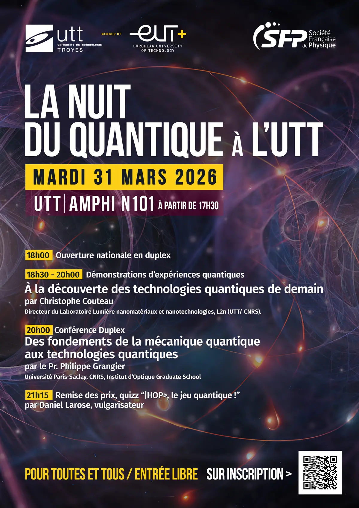 Nuit du Quantique à l'UTT