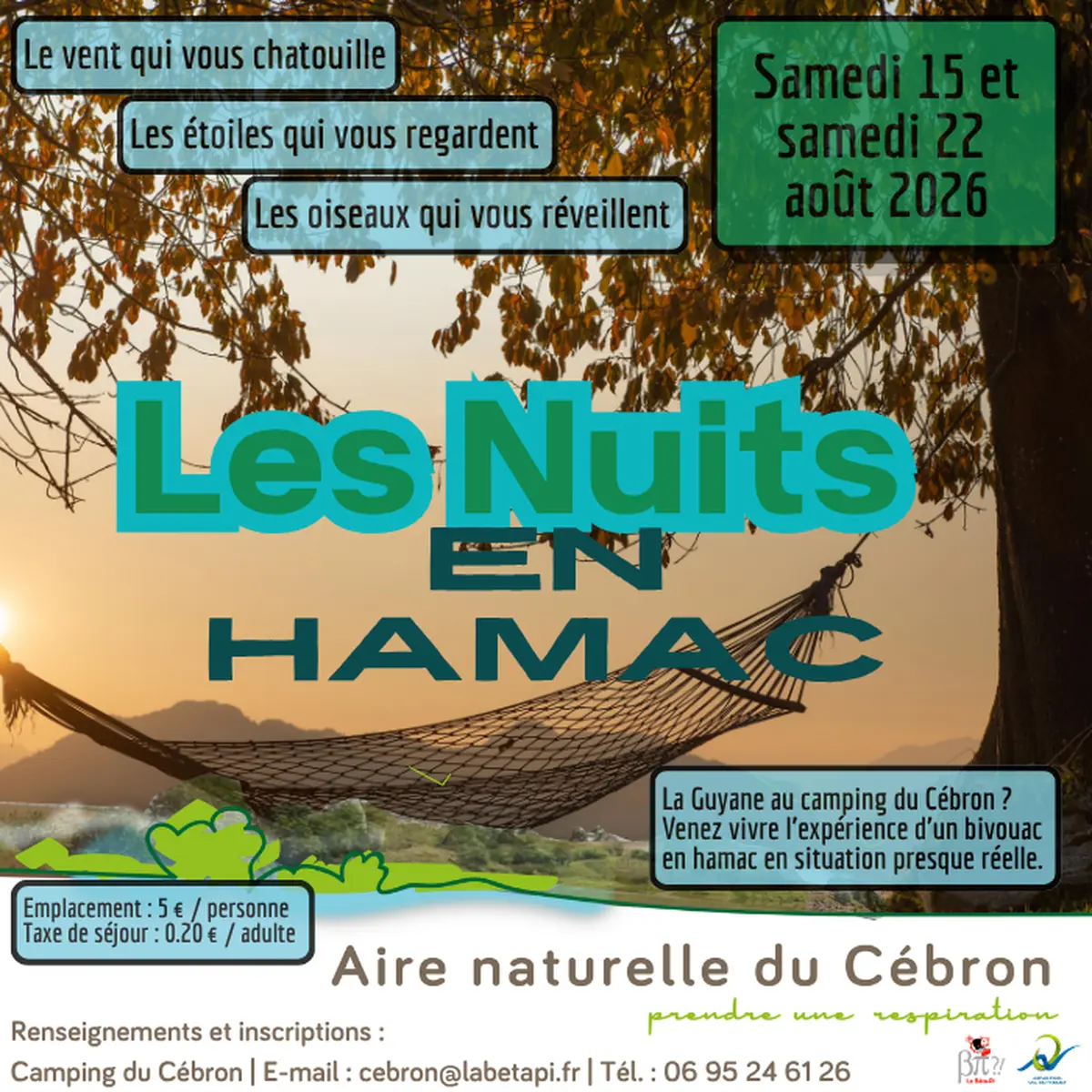 Nuit en hamac à Saint-Loup-Lamairé