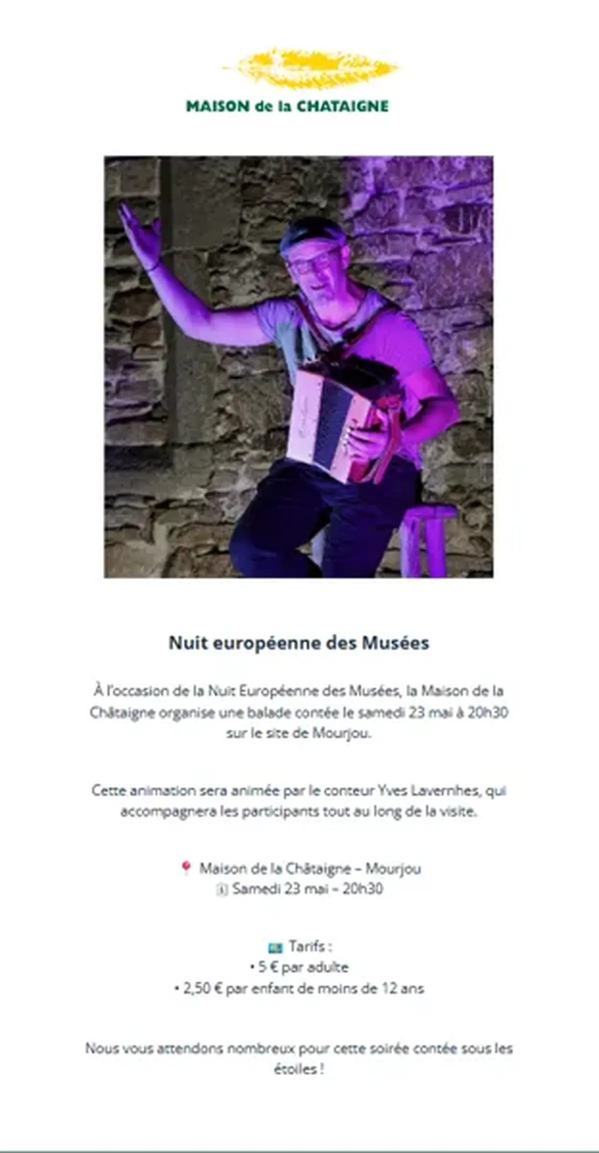 Nuit européenne des Musées