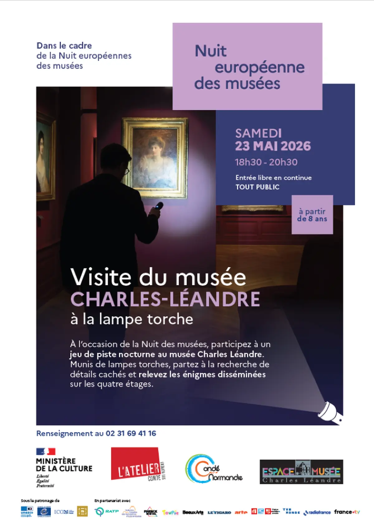 Nuit européenne des musées : jeu de piste nocturne au Musée Charles Léandre