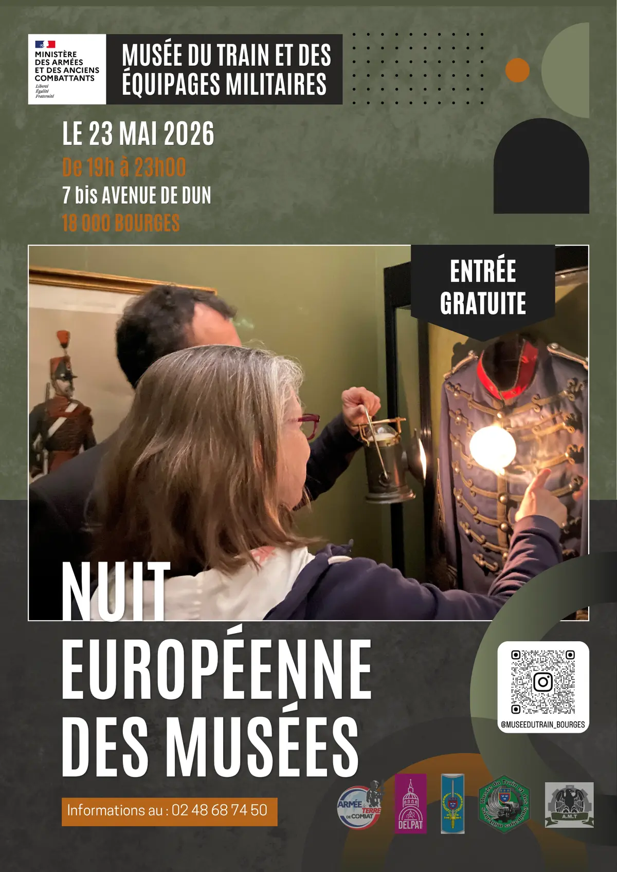 Nuit Européenne des Musées : Musée du Train et des équipages militaires