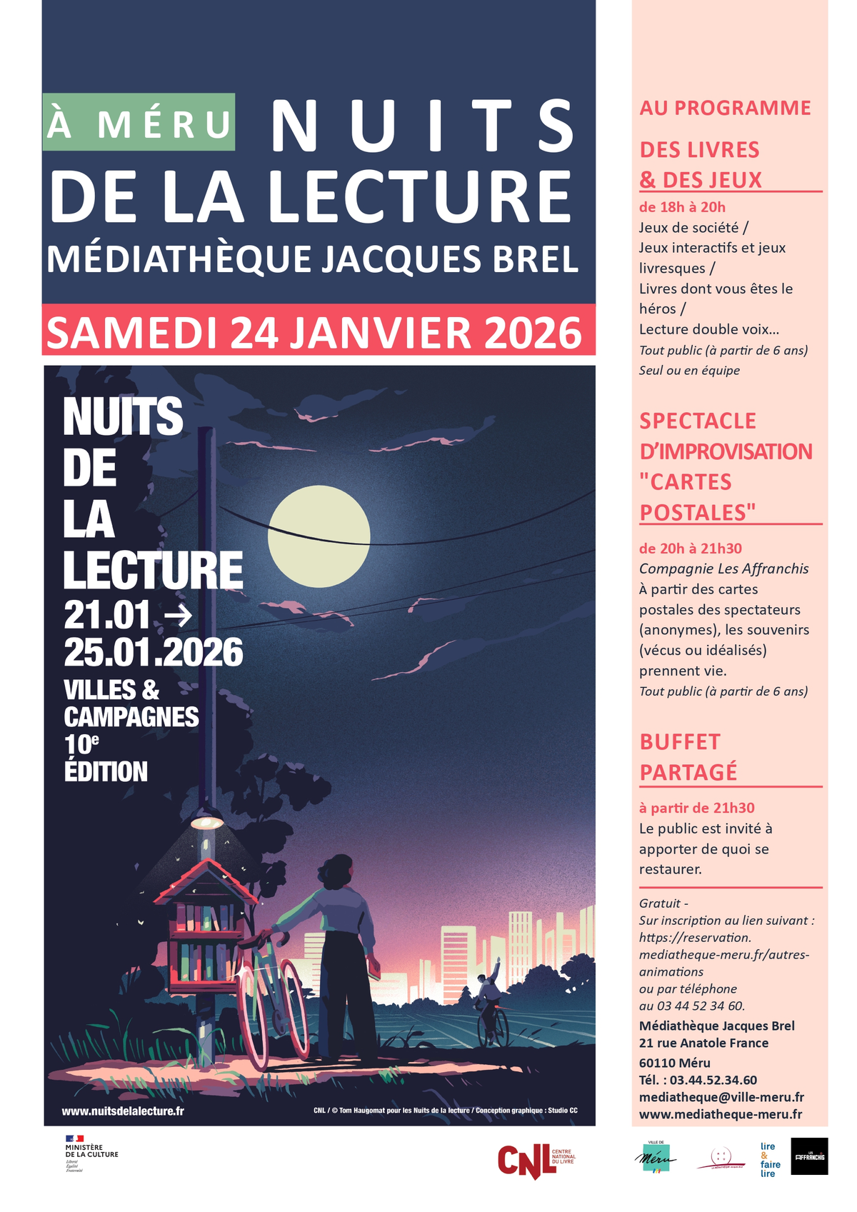 Nuits de la lecture 2026