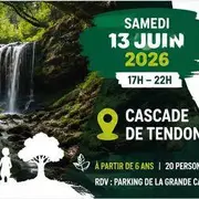 Nuits des forêts à la cascade de Tendon