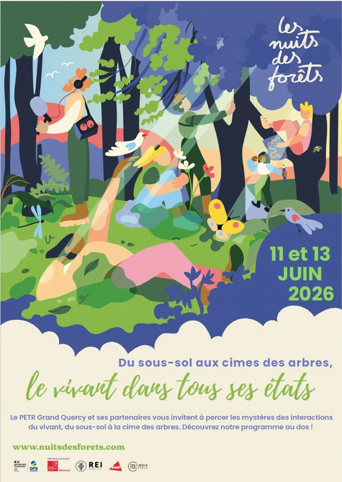 Nuits des forêts - Du sous-sol aux cimes des arbres, le vivant dans tous ses états