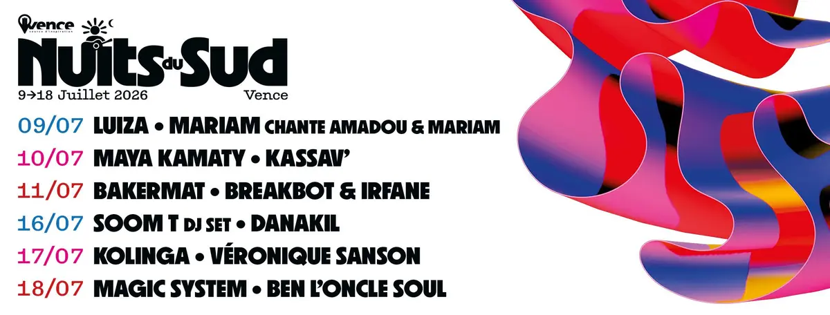 La programmation des Nuits du Sud 2026 : un cru entre icônes et pépites actuelles