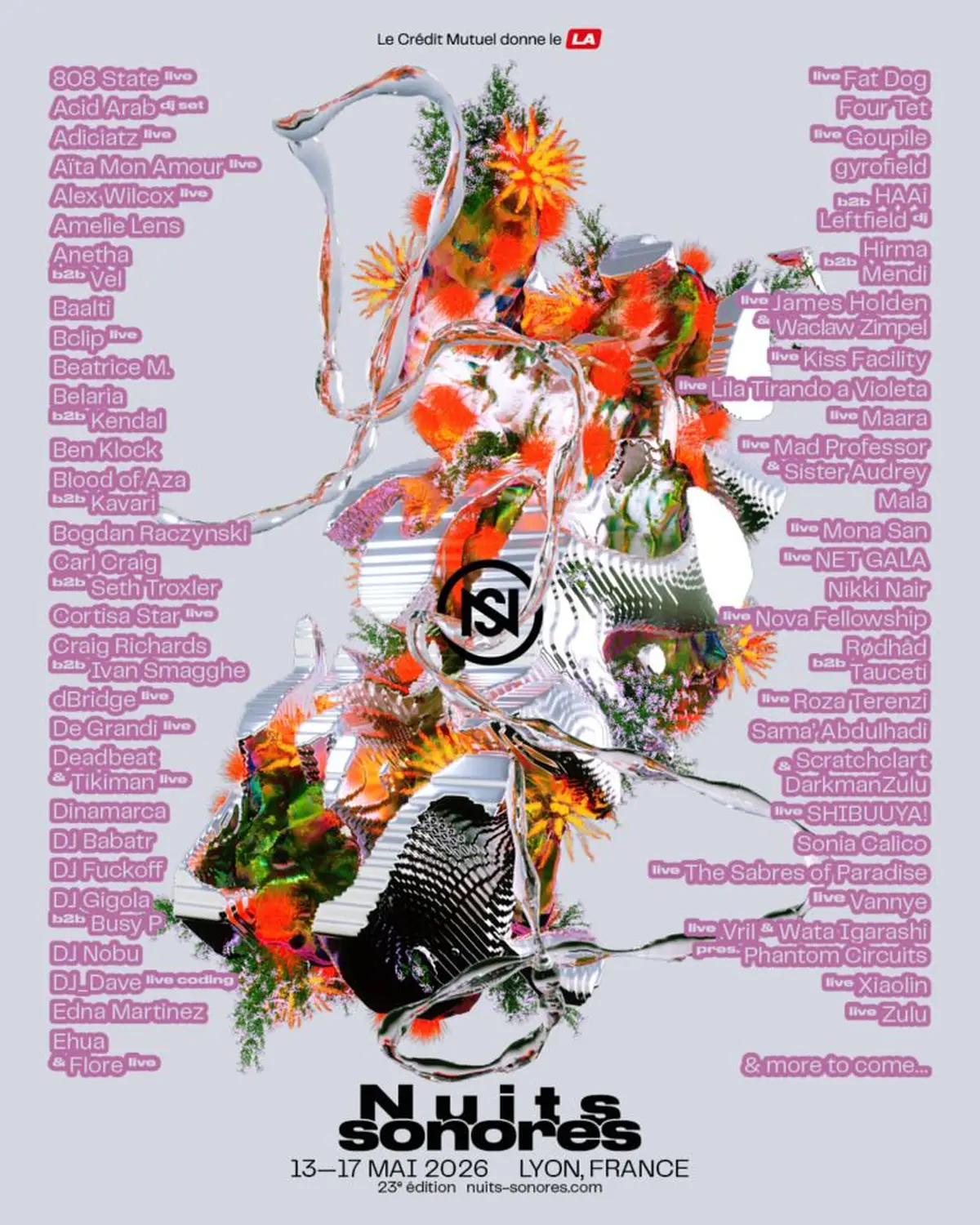 Nuits sonores de Lyon : premiers noms