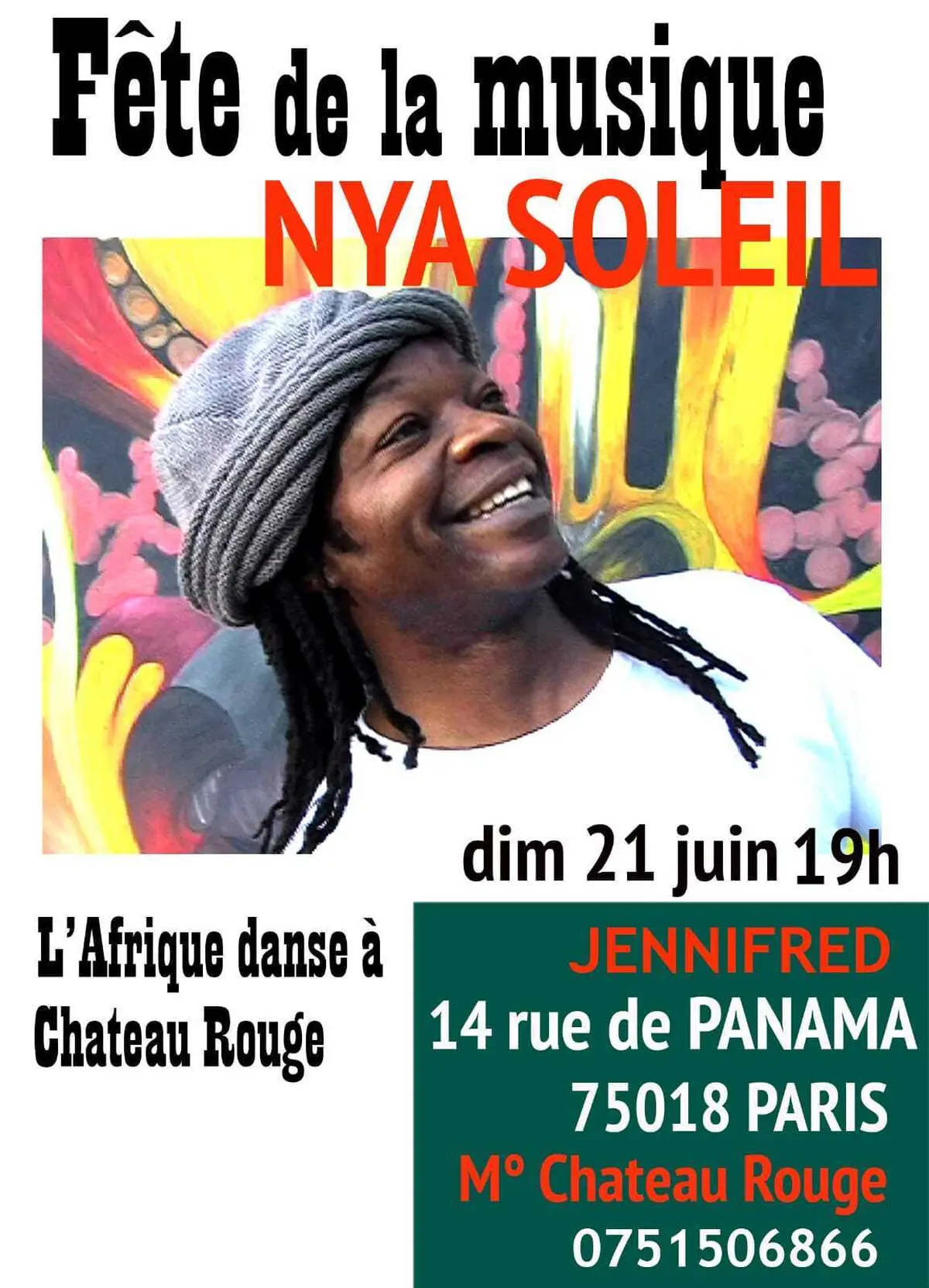 Nya Soleil fait danser l'Afrique.