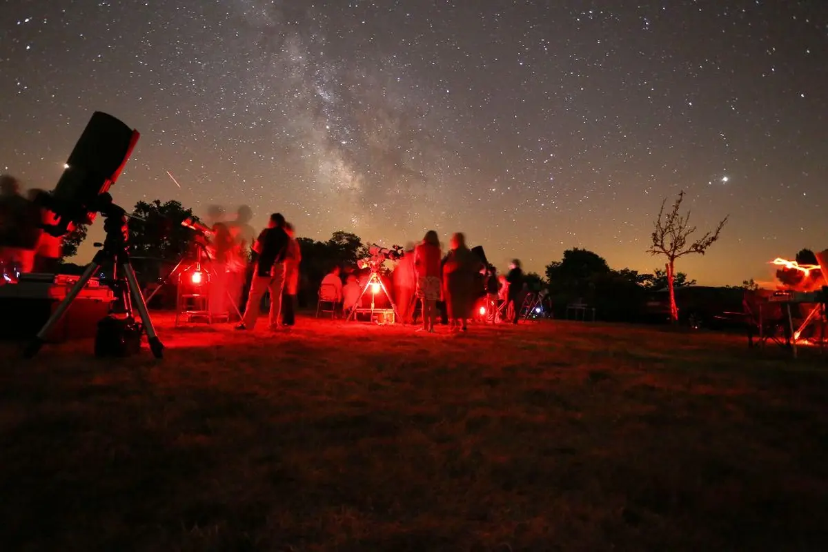 Observation guidée des étoiles filantes