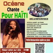 Océane chante pour Haïti