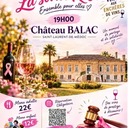 Octobre Rose 2026 : la Soirée Rose au Château Balac
