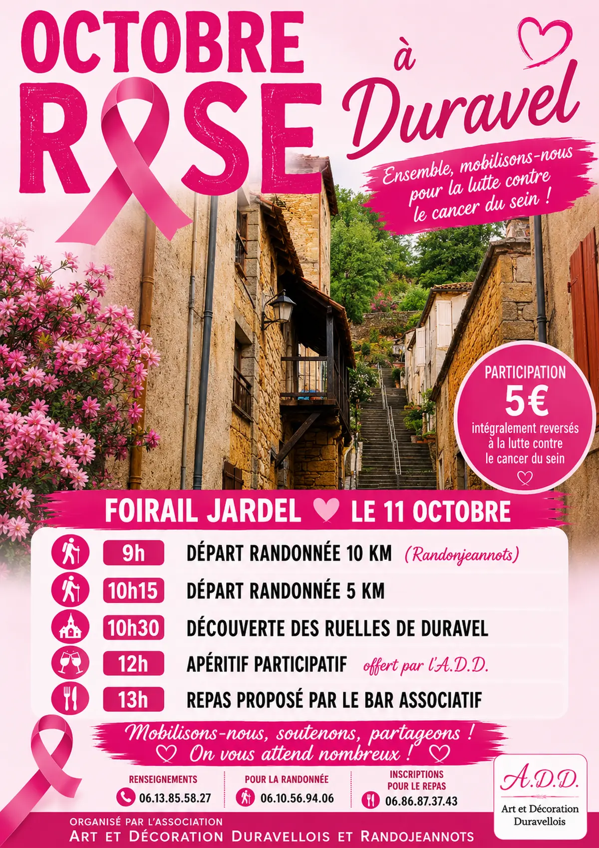 Octobre Rose à Duravel