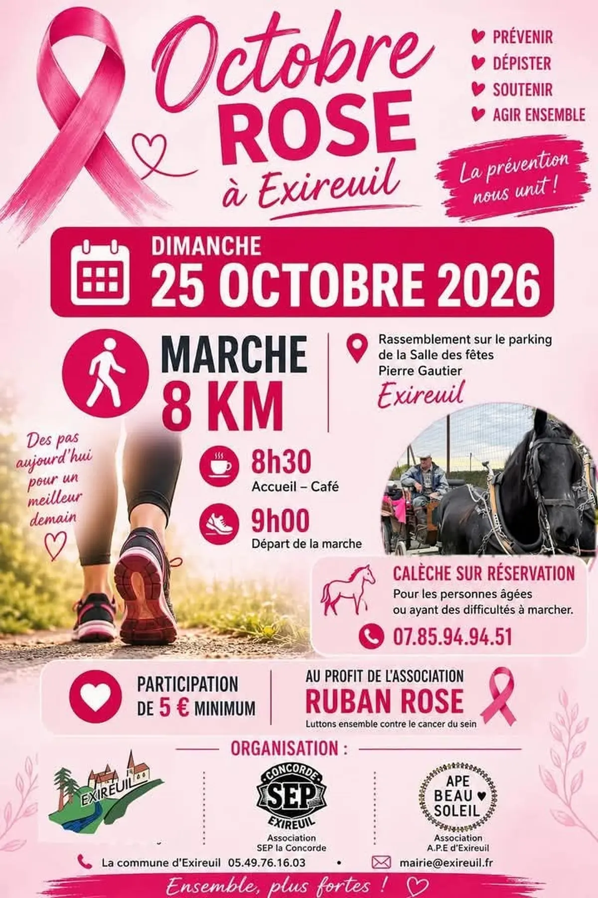 Octobre Rose à Exireuil