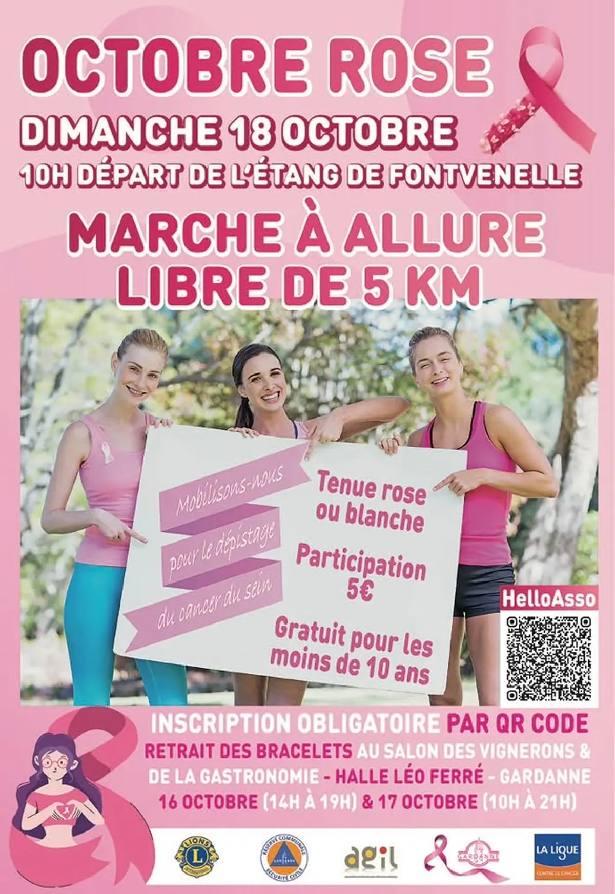 Octobre rose à Gardanne