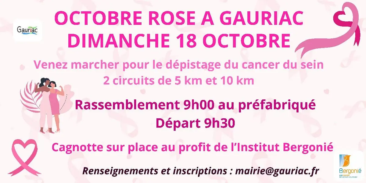 Octobre rose à Gauriac