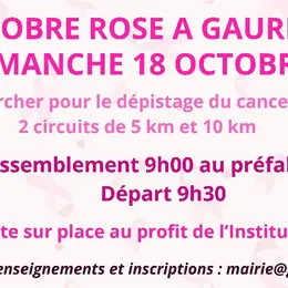 Octobre rose à Gauriac