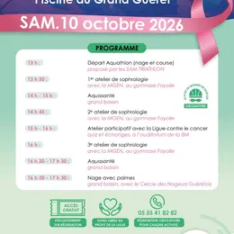Octobre rose à la Piscine du Grand Guéret