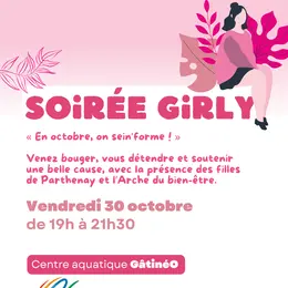 Octobre rose à la piscine - Soirée Girly