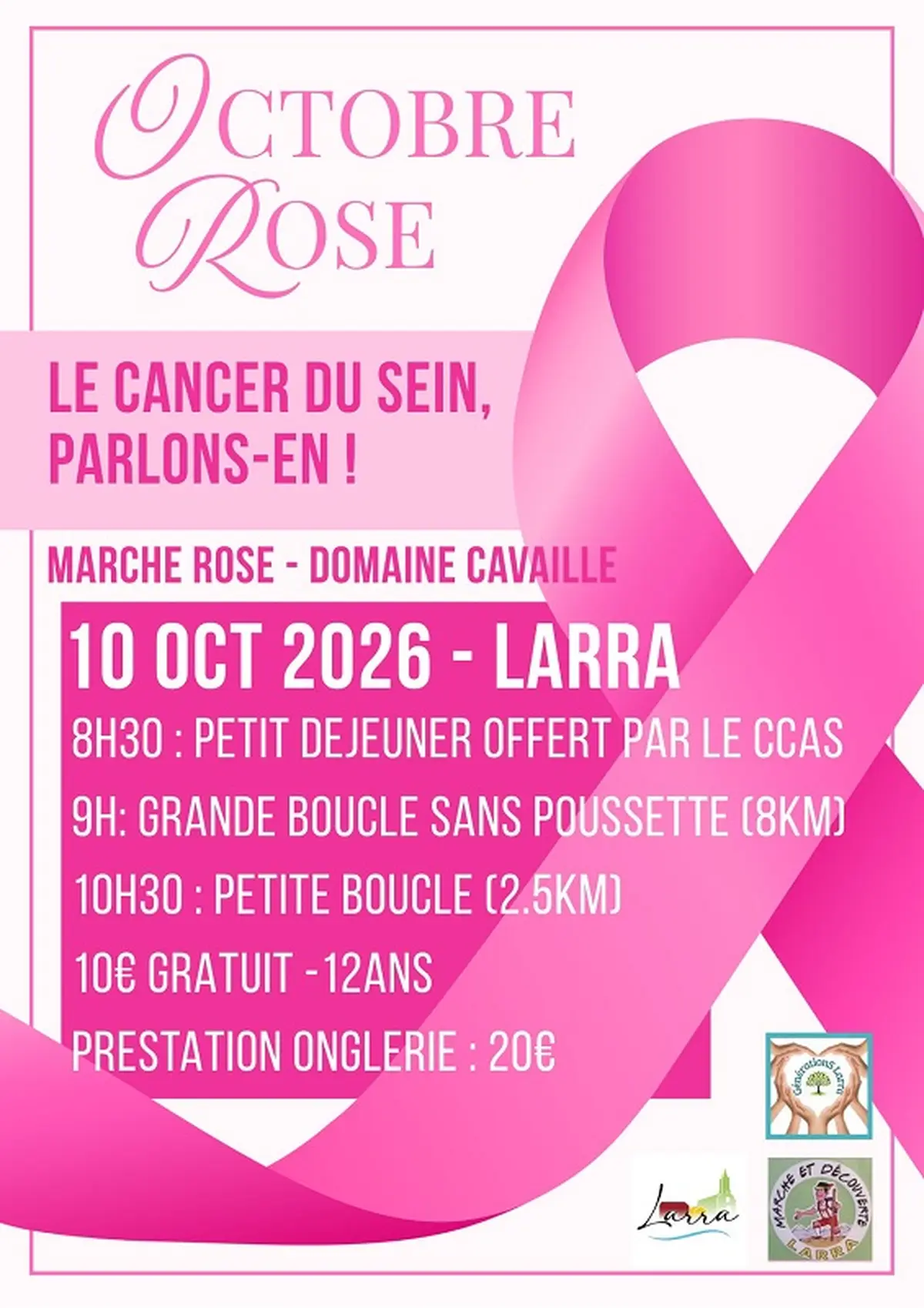 Octobre Rose à Larra