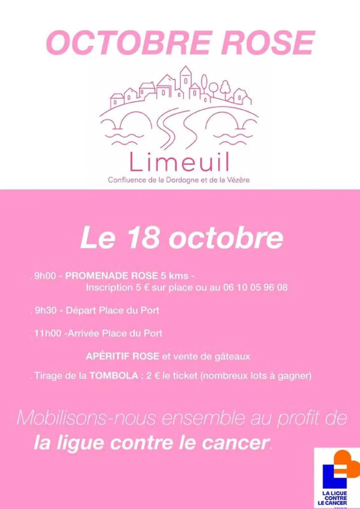 Octobre rose à Limeuil