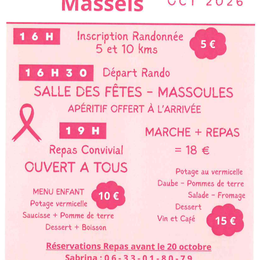OCTOBRE ROSE à Massoulès
