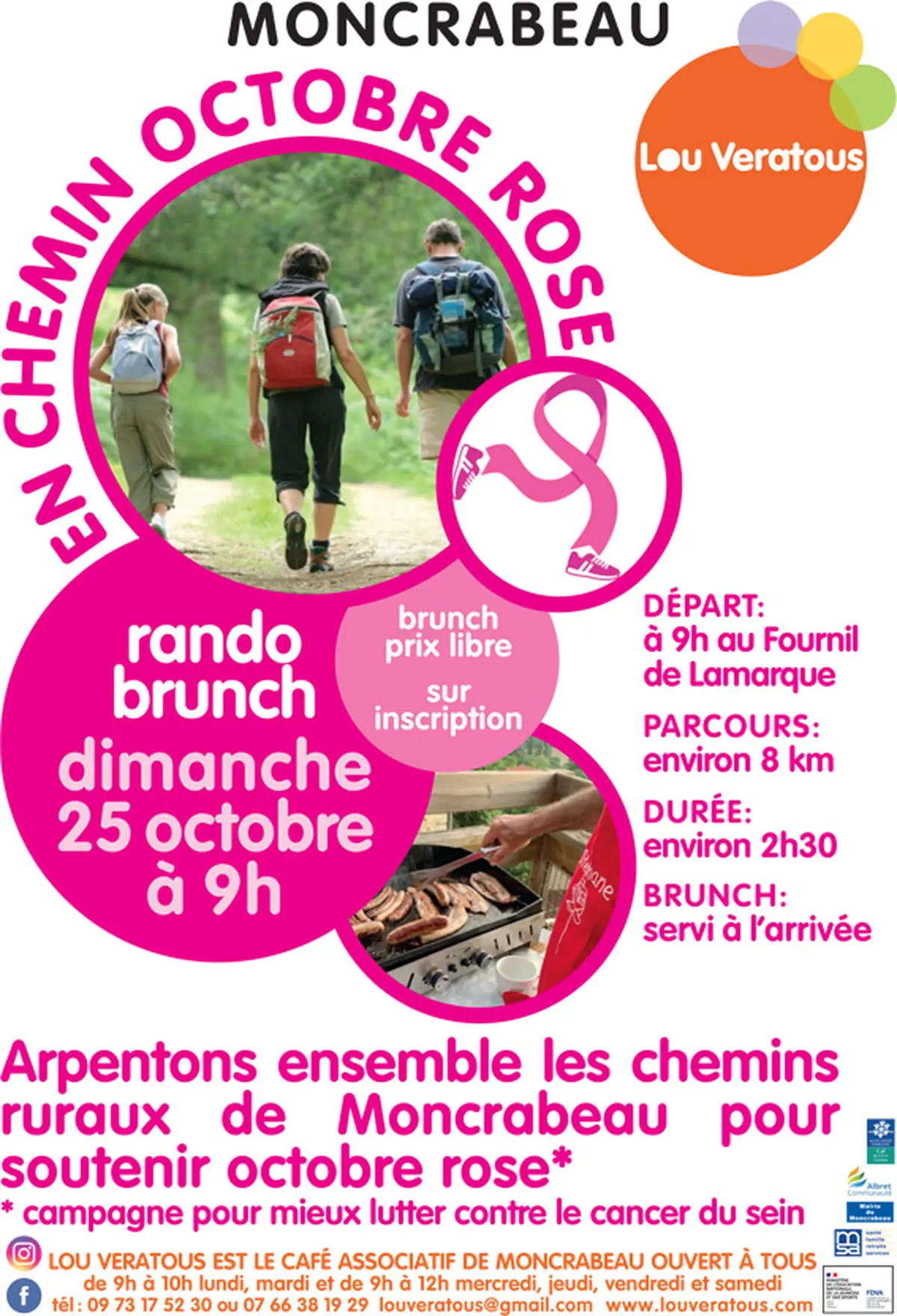Octobre Rose à Moncrabeau
