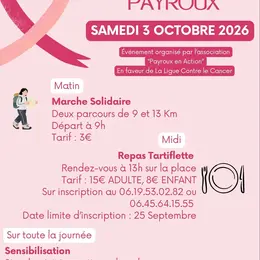 Octobre rose à Payroux