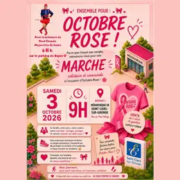 Octobre rose à Saint Ciers sur Gironde
