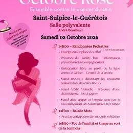 Octobre Rose à Saint Sulpice le Guérétois
