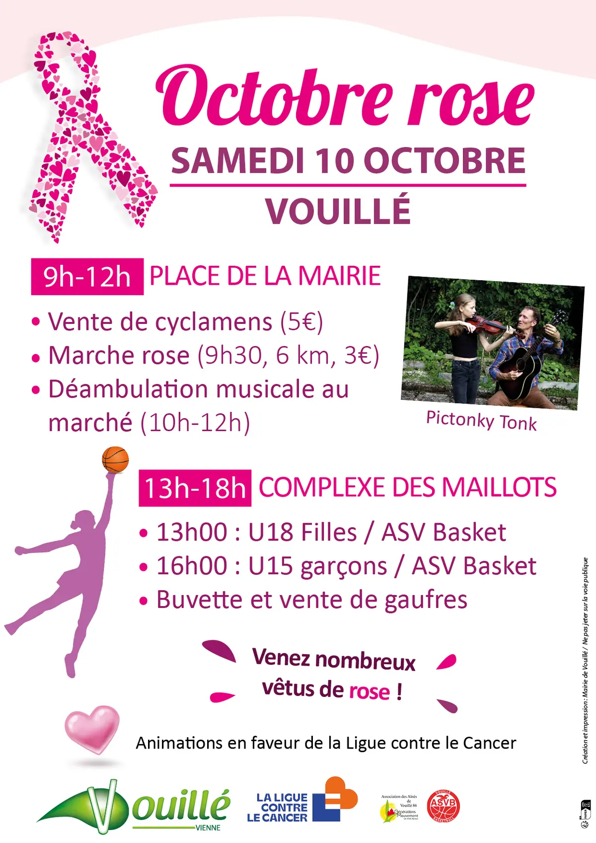 Octobre rose à Vouillé