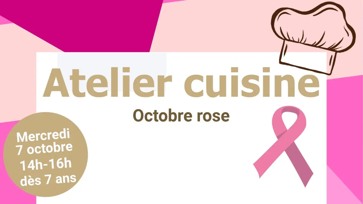 Octobre rose : Atelier cuisine