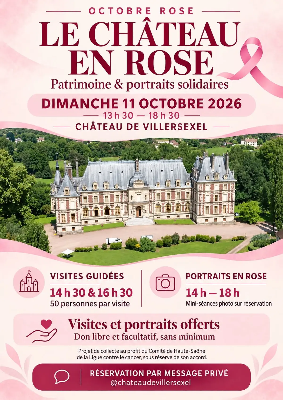Octobre Rose au château