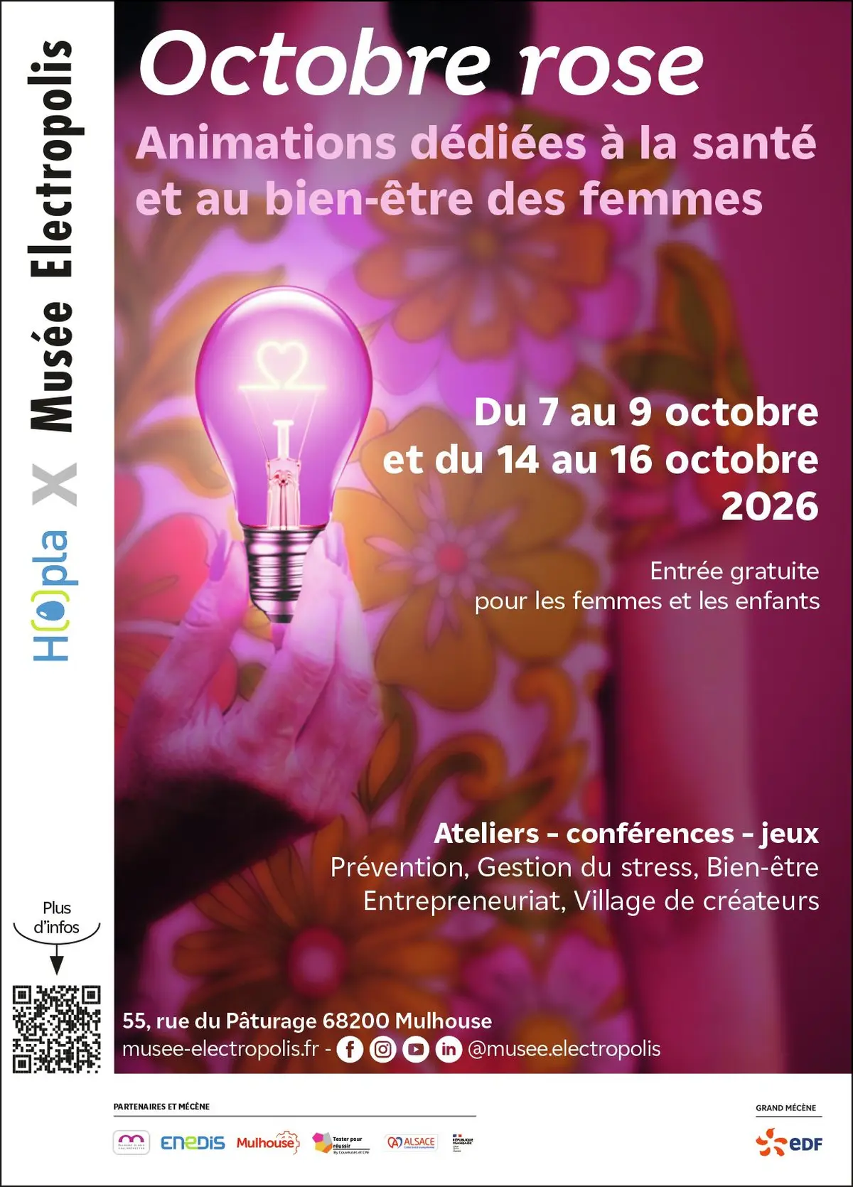 Octobre Rose au Musée Électropolis