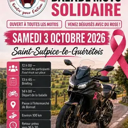Octobre rose : balade moto solidaire