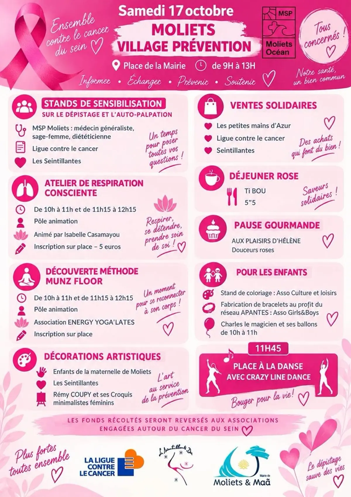 Octobre rose : bouger pour soi, agir pour elles avec Energy yoga lates'