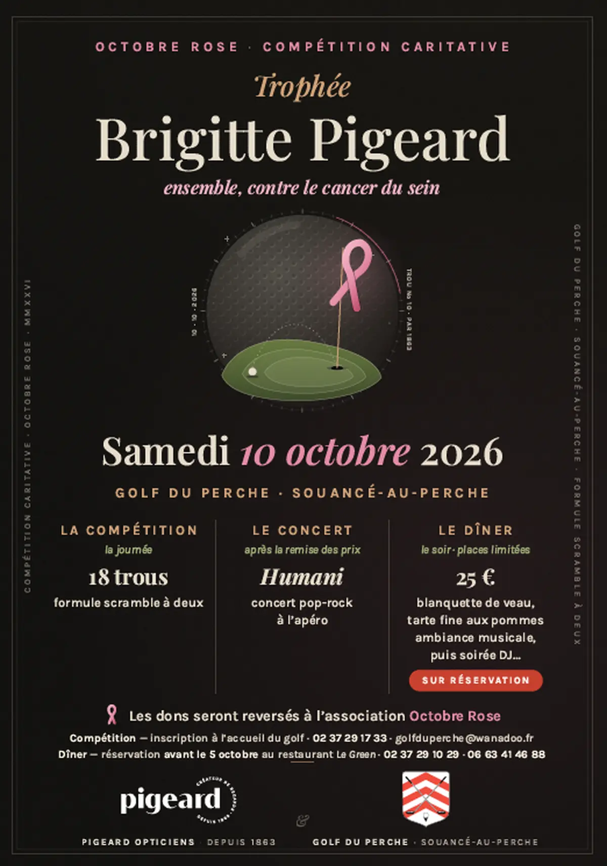 Octobre Rose - Compétition caritative au Golf