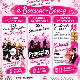 Octobre rose : concert avec Pressplay