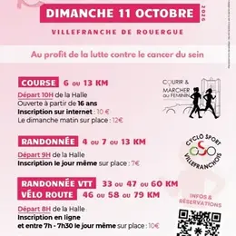 Octobre Rose - Course caritative La Villefranchoise